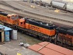 Running BNSF GP30 Mpls MN Northtown hump yard - Aug 2023